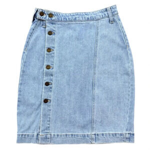 NWT Windsor Denim Button Front Skirt
